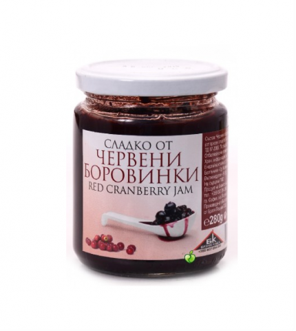 сладко червени боровинки